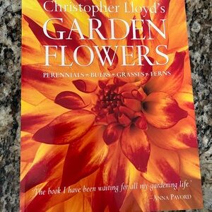 's Garden Flowers Book - Vibrant Orange Cover